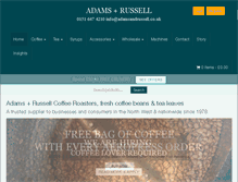 Tablet Screenshot of adamsandrussell.co.uk